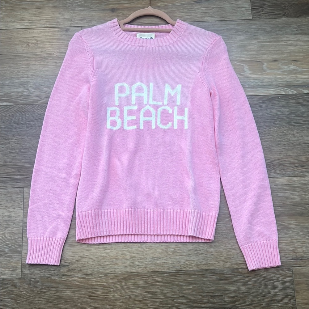 Women's Pink Crew Neck Sweater